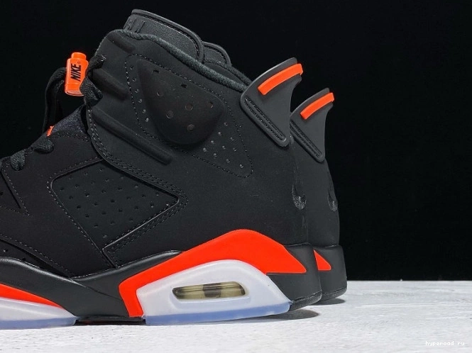 6 Retro Infrared Air 384664-060 Jordan OG Black 0715